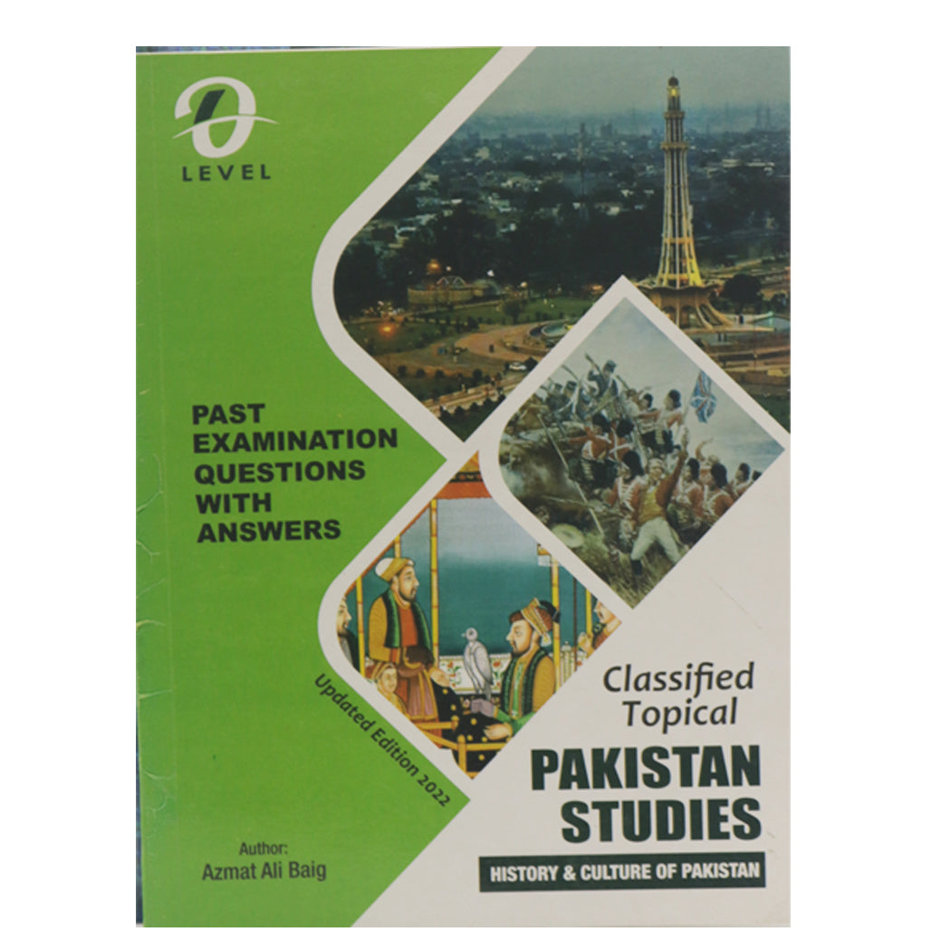 Azmat 101 O Level Classified Pak Studies History & Culture-Azmat Ali Baig ...