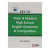 Key To Wren & Martin High School English Grammar