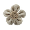 Burlap Flower 1pc