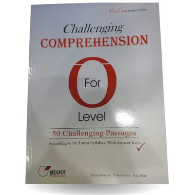 Redspot Challenging Comprehension O level