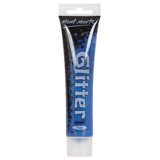 Mont Marte Glitter Paint Blue Color 75ml