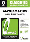 Redspot O level Classified Mathematics P2-All Variants